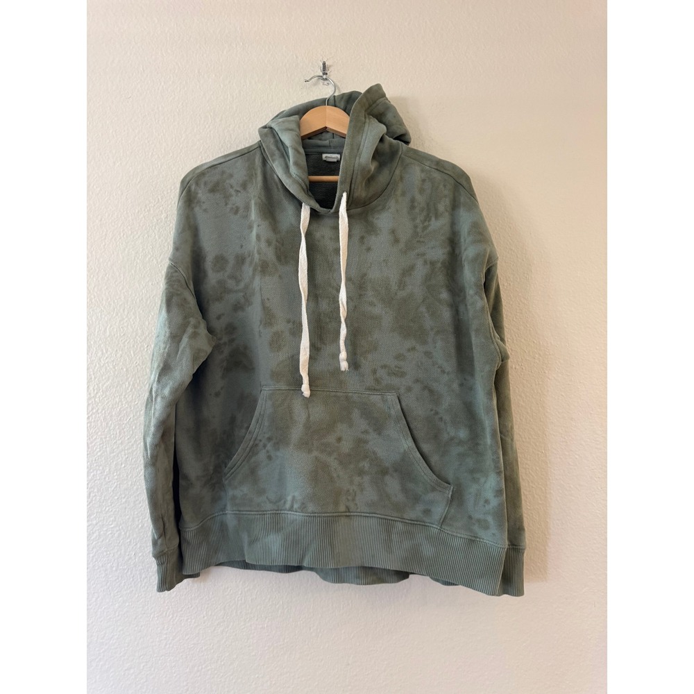 Aerie Tie Dye Hoodie Sweatshirt Oversized Pocket XS Sage Green‎ Excellent